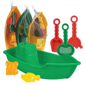 ΒΑΡΚΑΚΙ ΠΑΡΑΛΙΑΣ ΣΕΤ 6 ΤΕΜ. 30X13X10CM ΔΙΑΦΟΡΑ ΧΡΩΜΑΤΑ 42-3219