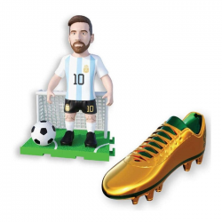 GIOCHI PREZIOSI SUPERGOAL MUNDIAL - ΧΡΥΣΟ ΠΑΠΟΥΤΣΙ ΜΕ ΠΟΔΟΣΦΑΙΡΙΣΤΗ 7,5 ΕΚ. UPG00000