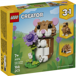 LEGO CREATOR CUTE HAMSTER WITH A FLOWER 31376