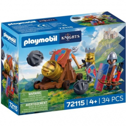 PLAYMOBIL KNIGHTS ΛΕΟΝΤΟΚΑΡΔΟΙ ΙΠΠΟΤΕΣ ΜΕ ΚΑΝΟΝΙ 72115