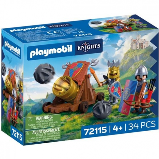 PLAYMOBIL KNIGHTS ΛΕΟΝΤΟΚΑΡΔΟΙ ΙΠΠΟΤΕΣ ΜΕ ΚΑΝΟΝΙ 72115