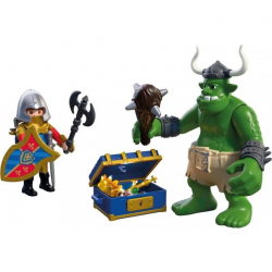 PLAYMOBIL KNIGHTS ΛΕΟΝΤΟΚΑΡΔΟΣ ΙΠΠΟΤΗΣ ΚΑΙ ΤΡΟΛ ΜΕ ΘΗΣΑΥΡΟ 72116