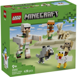 LEGO MINECRAFT CHICKEN JOCKEY DESERT ATTACK 21592
