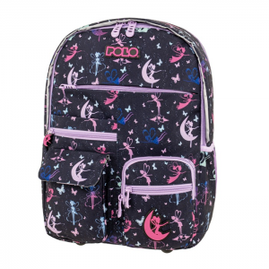 POLO ΤΣΑΝΤΑ YOUNGSTER ΜΑΥΡΟ ΜΕ ΝΕΡΑΪΔΕΣ 901068-8441