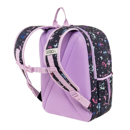 POLO ΤΣΑΝΤΑ YOUNGSTER ΜΑΥΡΟ ΜΕ ΝΕΡΑΪΔΕΣ 901068-8441