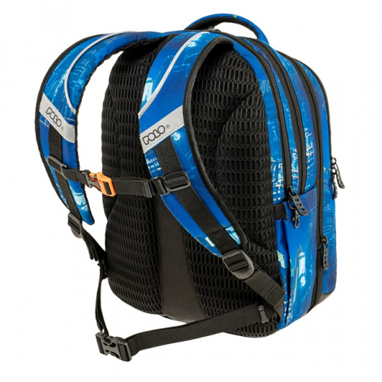POLO ΤΣΑΝΤΑ KINETIC ΜΠΛΕ ΜΕ ΦΙΓΟΥΡΑ 901072-8428