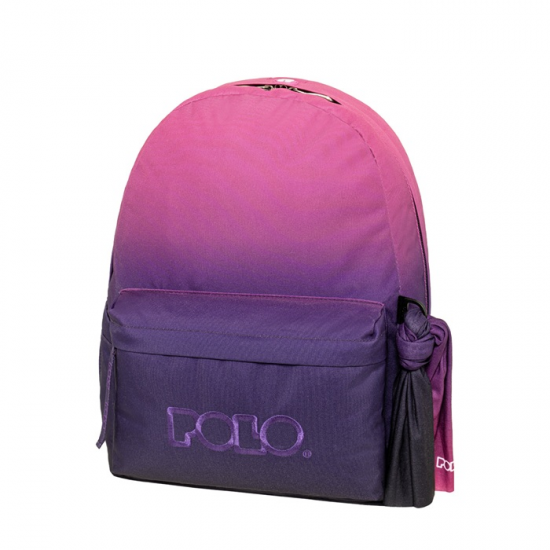 POLO ΤΣΑΝΤΑ ORIGINAL SCARF GRADIENT ΜΩΒ ΡΟΖ 901162-8415