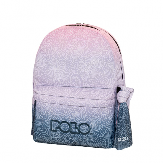 POLO ΤΣΑΝΤΑ ORIGINAL DOUBLE SCARF GRADIENT ΡΟΖ ΜΠΛΕ 901262-8412