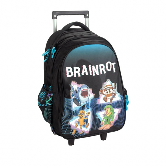GIM ΤΣΑΝΤΑ ΔΗΜΟΤΙΚΟΥ TROLLEY TOIKIDO BRAINROT 343-10074