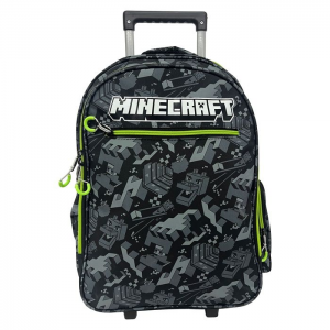 GIM ΤΣΑΝΤΑ ΔΗΜΟΤΙΚΟΥ TROLLEY MINECRAFT CAMO TERRA 316-02074