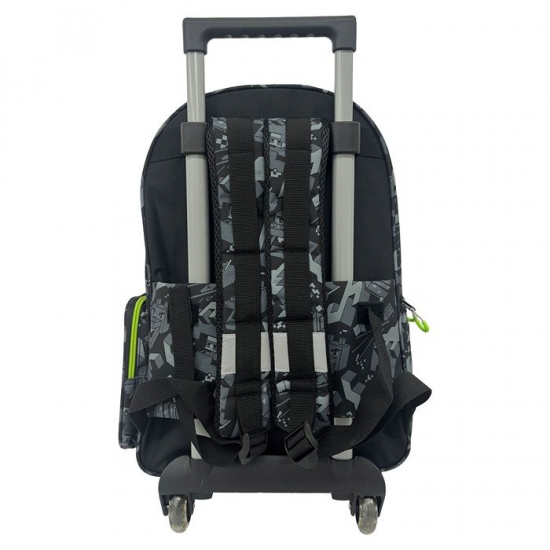 GIM ΤΣΑΝΤΑ ΔΗΜΟΤΙΚΟΥ TROLLEY MINECRAFT CAMO TERRA 316-02074