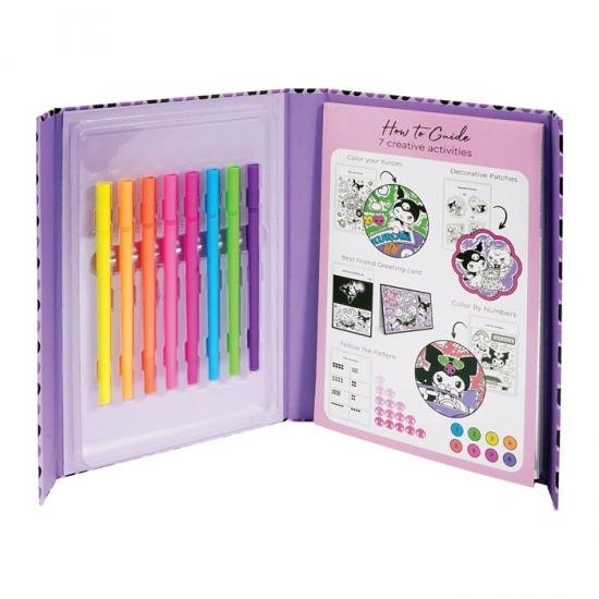 HAPPIHOBBI ART JURNAL NEON ΜΑΡΚΑΔΟΡΟΙ KUROMI 1038-11027