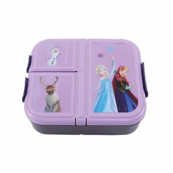GIM ΦΑΓΗΤΟΔΟΧΕΙΟ ΠΛΑΣΤΙΚΟ 3 ΘΕΣΕΩΝ FROZEN 800ML 551-47277