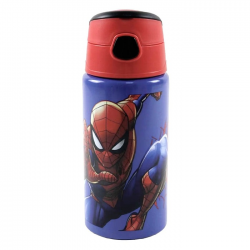 GIM ΠΑΓΟΥΡΙ ΑΛΟΥΜΙΝΙΟΥ ΜΕ ΚΑΛΑΜΑΚΙ 500ML SPIDERMAN 557-02248