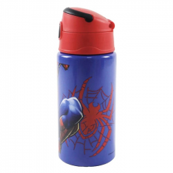 GIM ΠΑΓΟΥΡΙ ΑΛΟΥΜΙΝΙΟΥ ΜΕ ΚΑΛΑΜΑΚΙ 500ML SPIDERMAN 557-02248