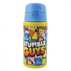 GIM ΠΑΓΟΥΡΙ ΑΛΟΥΜΙΝΙΟΥ ΜΕ ΚΑΛΑΜΑΚΙ 500ML STUMBLE GUYS 557-31248