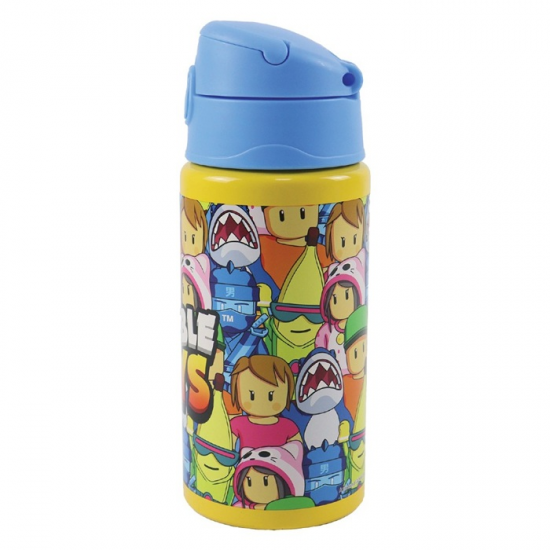 GIM ΠΑΓΟΥΡΙ ΑΛΟΥΜΙΝΙΟΥ ΜΕ ΚΑΛΑΜΑΚΙ 500ML STUMBLE GUYS 557-31248