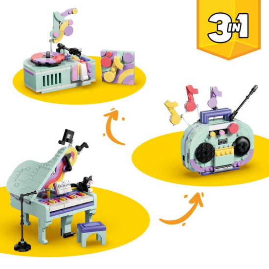 LEGO CREATOR - 3 IN 1 MUSIC DECOR PIANO WITH CAT 31392