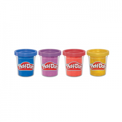 HASBRO PLAY-DOH ΠΛΑΣΤΕΛΙΝΗ ΣΕΤ 4 BAZAKIA ΜΕΤΑΛΛΙΚΑ ΧΡΩΜΑΤΑ G1737