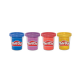 HASBRO PLAY-DOH ΠΛΑΣΤΕΛΙΝΗ ΣΕΤ 4 BAZAKIA ΜΕΤΑΛΛΙΚΑ ΧΡΩΜΑΤΑ G1737