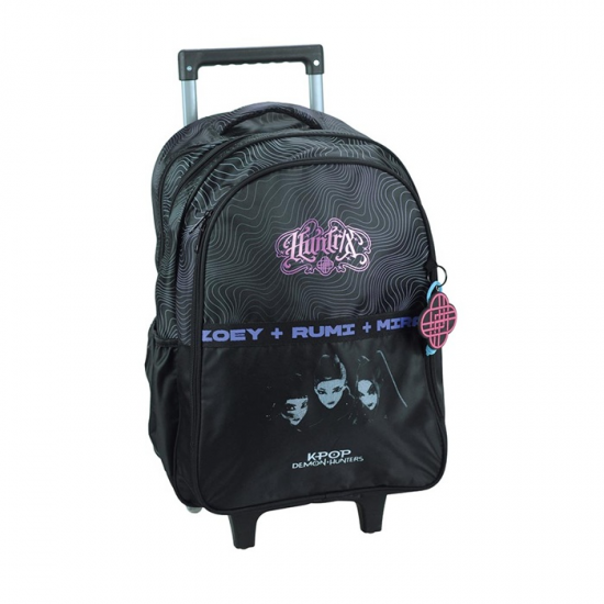 GIM ΤΣΑΝΤΑ ΔΗΜΟΤΙΚΟΥ TROLLEY K-POP HUNTRIX BLACK 364-00074