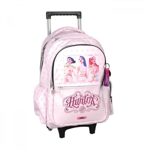 GIM ΤΣΑΝΤΑ ΔΗΜΟΤΙΚΟΥ TROLLEY K-POP HUNTRIX PINK 364-01074