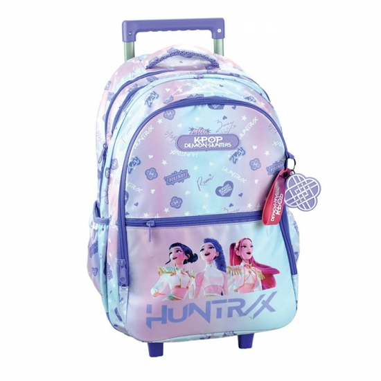 GIM ΤΣΑΝΤΑ ΔΗΜΟΤΙΚΟΥ TROLLEY K-POP HUNTRIX PURPLE 364-02074