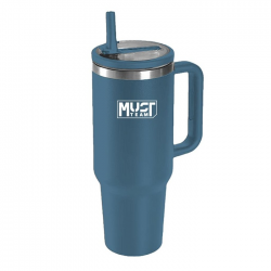 MUST ΠΟΤΗΡΙ ΑΝΟΞΕΙΔΩΤΟ ΘΕΡΜΟΣ ΜΠΛΕ 900ML ΜΕ ΚΑΛΑΜΑΚΙ 587164