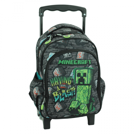 GIM ΤΣΑΝΤΑ ΝΗΠΙΟΥ TROLLEY MINECRAFT METRO ART 2 316-05072