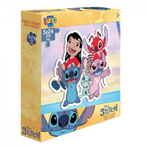LUNA PUZZLE 5X24 ΤΕΜ. STITCH 5 ΦΙΓΟΥΡΕΣ 565610