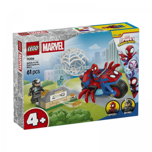 LEGO MARVEL SPIDEY ON HIS MOTORCYCLE VS RHINO 11206