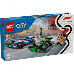 LEGO CITY F1 GRID WITH VCARB AND SAUBER RACE CAR 60474