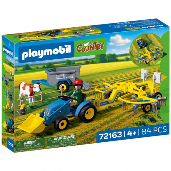 PLAYMOBIL COUNTRY ΜΙΚΡΟ ΤΡΑΚΤΕΡ ΜΕ ΧΑΡΤΟΣΥΛΛΕΚΤΗ 72163