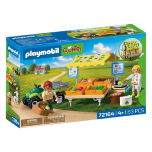PLAYMOBIL COUNTRY ΥΠΑΙΘΡΙΟΣ ΠΑΓΚΟΣ ΛΑΧΑΝΙΚΩΝ 72164