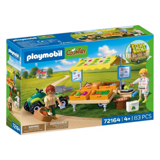 PLAYMOBIL COUNTRY ΥΠΑΙΘΡΙΟΣ ΠΑΓΚΟΣ ΛΑΧΑΝΙΚΩΝ 72164