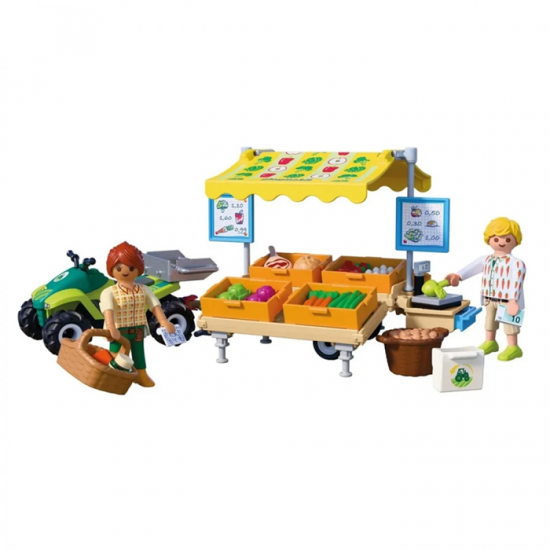PLAYMOBIL COUNTRY ΥΠΑΙΘΡΙΟΣ ΠΑΓΚΟΣ ΛΑΧΑΝΙΚΩΝ 72164