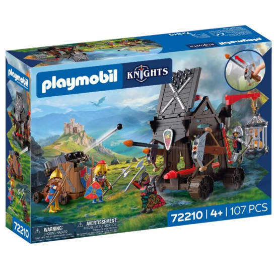 PLAYMOBIL KNIGHTS ΠΟΛΙΟΡΚΗΤΙΚΟΣ ΠΥΡΓΟΣ ΙΠΠΟΤΩΝ ΔΡΑΚΟΥ 72210
