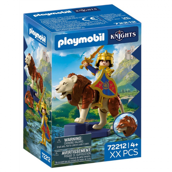 PLAYMOBIL KNIGHTS ΧΡΥΣΟΣ ΙΠΠΟΤΗΣ ΜΕ ΛΙΟΝΤΑΡΙ 72212
