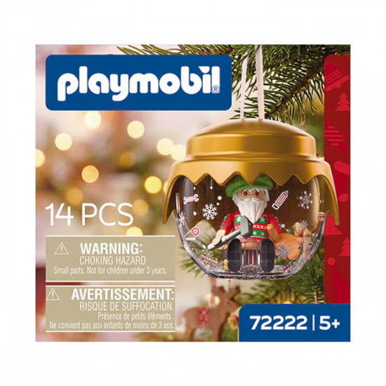 PLAYMOBIL XMAS ΜΠΑΛΑ ΑΗ ΒΑΣΙΛΗΣ ΣΧΕΔΙΑΣΤΗΣ ΠΑΙΧΝΙΔΙΟΥ 72222