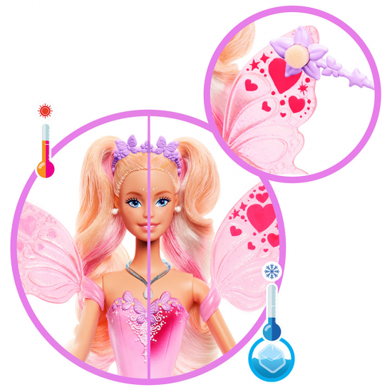 MATTEL BARBIE FANTASTICAL ΚΟΥΚΛΑ ΝΕΡΑΪΔΑ COLOR CHANGE JCP76