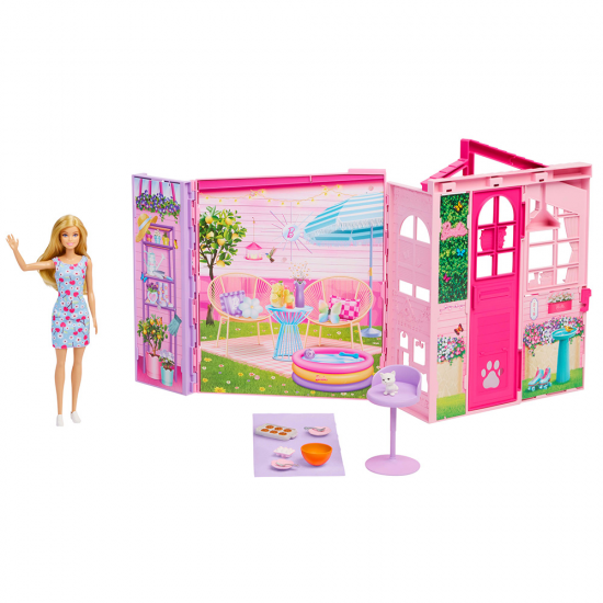 MATTEL BARBIE ΕΞΟΧΙΚΟ ΣΠΙΤΙ JMD27