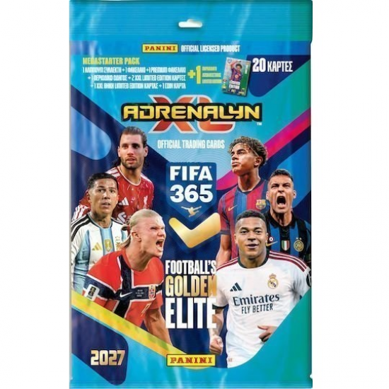 PANINI FIFA 365 ADRENALYN XL ΚΑΡΤΕΣ MEGA STARTER PACK 2027 123227 / 038927