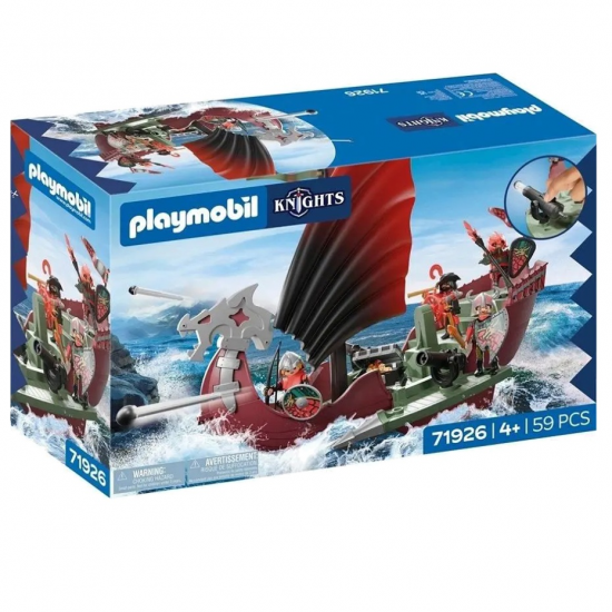 PLAYMOBIL KNIGHT ΠΟΛΕΜΙΚΟ ΠΛΟΙΟ ΔΡΑΚΩΝ 71926