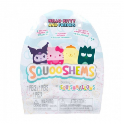 SQUISHMALLOWS SQUOOSHEMS SANRIO ΣΑΚΟΥΛΑΚΙ ΜΕ ΖΟΥΛΗΧΤΗ ΦΙΓΟΥΡΑ 6ΕΚ. HELLO KITTY AND FRIENDS