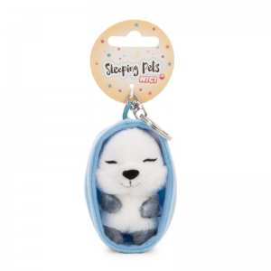 NICI MYMOCHI ΛΟΥΤΡΙΝΟ ΜΠΡΕΛΟΚ SLEEPING PETS 8 εκ. - POLAR FOX NIC63160 / 63169