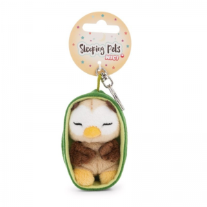 NICI MYMOCHI ΛΟΥΤΡΙΝΟ ΜΠΡΕΛΟΚ SLEEPING PETS 8 εκ. - OWL NIC63160 / 63170