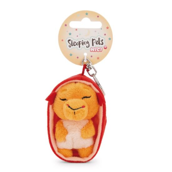 NICI MYMOCHI ΛΟΥΤΡΙΝΟ ΜΠΡΕΛΟΚ SLEEPING PETS 8 εκ. - ORANGE DRAGON NIC63160 / 63172