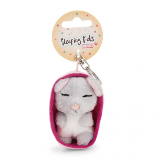 NICI MYMOCHI ΛΟΥΤΡΙΝΟ ΜΠΡΕΛΟΚ SLEEPING PETS 8 εκ. - MOUSE NIC63160 / 63166