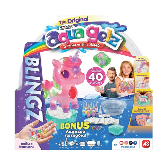 AS COMPANY ΕΡΓΑΣΤΗΡΙΟ ΖΟΥΛΗΧΤΕΣ ΦΙΓΟΥΡΕΣ - AQUA GELZ BRIGHTZ DE LUXE PLAYSET 1080-40342