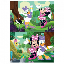 CLEMENTONI PUZZLE 2Χ60 ΤΕΜ SUPER COLOR DISNEY MINNIE 87487 / 24815